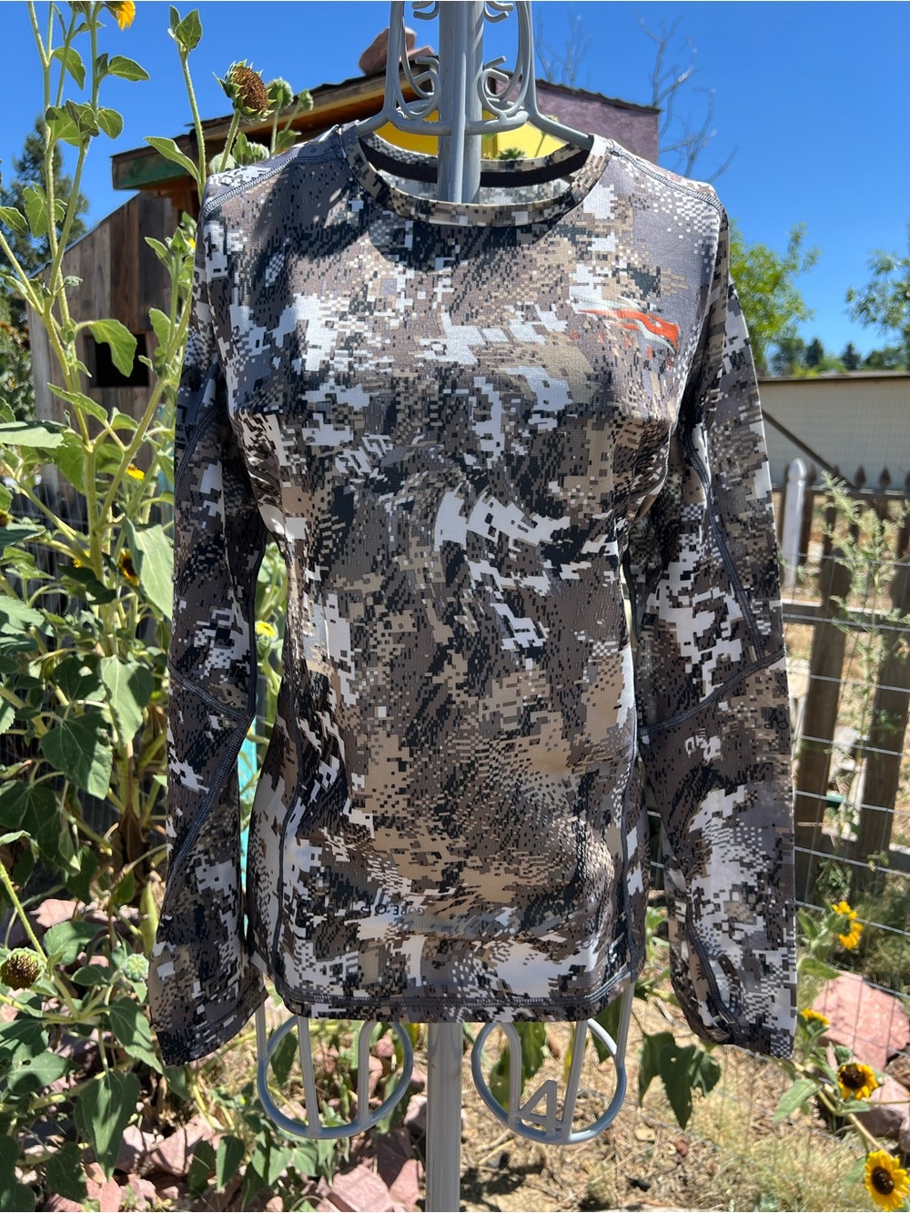 Sitka Gray Midweight long sleeve T-shirt XL camo hunting military NWOT